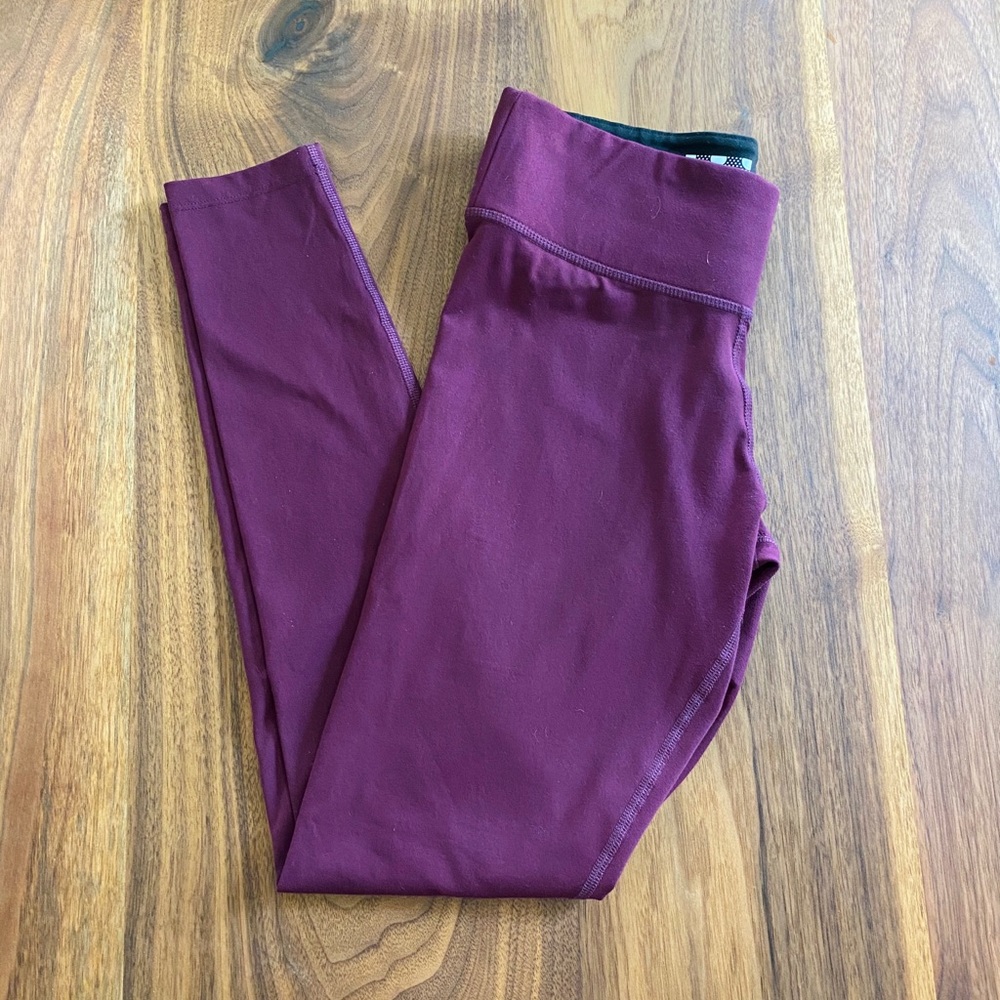 PINK VS Maroon Leggings